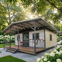 Maison Extensible 20/40 pieds, 2/3 Chambres, 1 Salon, Sanitaire Intégré, Isolée, Pliable pour Habitation Préfabriquée