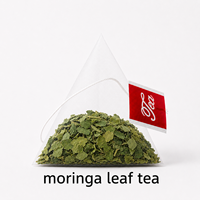 Thé en vrac aux feuilles de Moringa en sachets pyramidaux, 30 sachets, 100% naturel, ingrédient unique, superaliment, tisane sans caféine