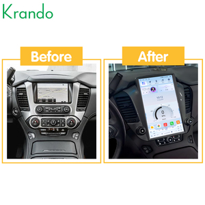 วิทยุติดรถยนต์ระบบแอนดรอยด์ Krando ขนาด 14.5 นิ้ว สไตล์เทสล่า สำหรับ Chevrolet Suburban Tahoe GMC Yukon ปี 2015-2020 พร้อมระบบ Carplay ไร้สาย - Product Image 4