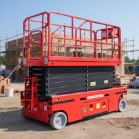 Stabile Leistung 24V4.5kw Elektrische Hydraulische Scherenhebebühne mit 500KG Tragkraft Selbstfahrende Scherenhebebühne