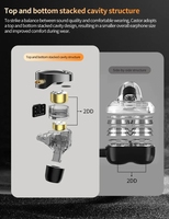 Écouteurs intra-auriculaires filaires de qualité studio avec câble détachable pour la surveillance audio professionnelle