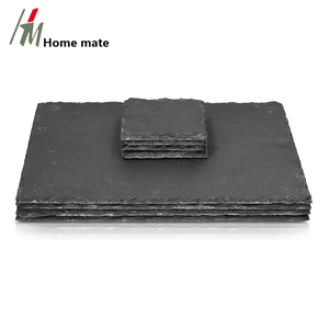 Homemate Supply 8pcs <strong>Slate</strong> <strong>Place</strong> <strong>Mats</strong> and Drinks Coasters Tableware <strong>Place</strong> <strong>Mats</strong> for Serving Plates / Placemats - Product Image 2