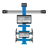Máquina de Alineación de Ruedas 3D de Doble Pantalla AUTEC ATW-A20M con Pantalla Digital para Talleres Exigentes