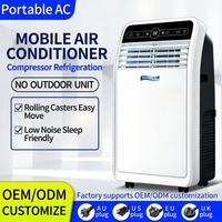 Climatiseur portable moderne à fréquence fixe, à compresseur, en plastique ABS avec écran LED
