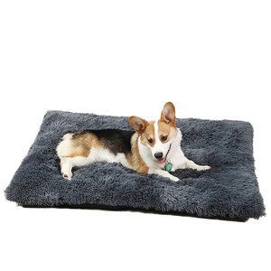Alas Tidur Anjing Mewah Anti-Slip Berbentuk Persegi Panjang, Lembut, dan Nyaman, Dapat Dicuci, untuk Musim Dingin, Kemasan Karton - Product Image 1