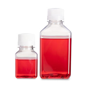 Plástico <span class=keywords><strong>PET</strong></span> estéril PETG Praça Cultura Media Garrafas Médias Garrafas Reagente 60mL 250mL 500mL 1000mL - Product Image 5