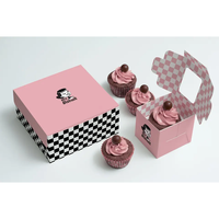 Boîtes à gâteaux personnalisées carton jetable à emporter paquet de pain et biscuits de boulangerie coffrets cadeaux gâteau de lune