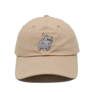 OEM Custom 100% Cotton Canvas 6 Panel <b>Dad</b> Hat Custom Embroidery Logo Sporty Casual Outdoor Cycling Cap Unisex Four Seasons - Product Image 1