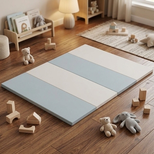 Alfombra de Juego Plegable Moderna de Nuevo Diseño, Gruesa, Antideslizante, Segura para Niños Pequeños, Lavable, para Dormitorio, Sala de Estar, Sala de Juegos - Product Image 1