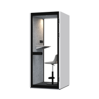 Cabine téléphonique individuelle moderne Comine avec isolation acoustique pour hôtels et entrepôts – Pod de bureau intérieur