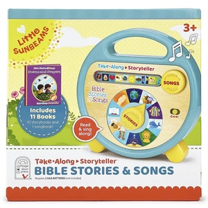 Histoires et chansons bibliques interactives, lecteur d'histoires électronique portable avec 11 livres, jouets éducatifs pour enfants - Product Image 6