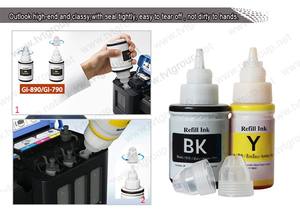 Trendvision Gi490 Gi-490 Gi 490 colore compatibile Bulk Bottle inchiostro <span class=keywords><strong>di</strong></span> ricarica a base d'<span class=keywords><strong>acqua</strong></span> per stampante Canon Pixma G2411 G2400 G3411 - Product Image 6