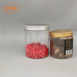 Пустая пластиковая банка из ПЭТ объемом 600 мл для хранения продуктов: шоколада, леденцов, жевательной резинки, сахара, конфет, печенья, специй, меда. - Product Image 4