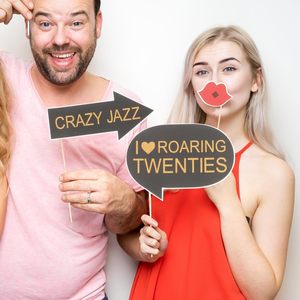 Accessoires de Photomaton Roaring 20's avec Bâtons de Bambou, Accessoires de Fête, 20 Pièces, 1920s - Product Image 6