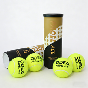 Pelota de Pádel Profesional ODEA SPORT FACTORY OEM 2026, 47% Lana, Fieltro Tejido, Aprobada por la ITF, Alto Rebote, Duradera, Logotipo Personalizado, PADEL ACE - Product Image 1