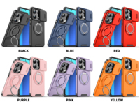 Coque de Téléphone Robuste Anti-choc avec Protection Caméra Coulissante Funda pour Redmi 14T Mi14T 14 T T14 Pro 14TPro 5G HM Note 13 Pro Plus