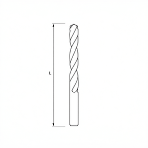 Fervi Helical Cylindrical <b>Drill</b> <b>Bit</b> L Length Multipurpose - Product Image 2