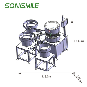 Máquina de Ensamblaje Automática de Alta Velocidad de <span class=keywords><strong>3</strong></span> Piezas para Bomba Pulverizadora de Cosméticos, Equipo de Empaquetado con Cierre de Junta - Product Image 2