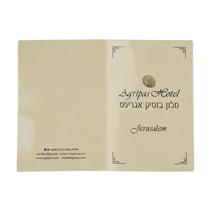 Manufacturer Custom Logo Glossy Lamination Small Folders With Pocket Card Paper Holders For Gift