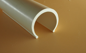 โปรไฟล์อาคาร UPVC รูปทรงโค้ง - ทนทาน เป็นมิตรกับสิ่งแวดล้อม ดีไซน์ทันสมัยสำหรับโรงพยาบาล ผลิตด้วยเทคโนโลยีการอัดรีดพลาสติก - Product Image 3