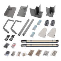 Kit de Mécanisme de Lit Mural Pliant Hydraulique Ajustable Deluxe à Charnière Intégrale, Gain de Place, pour Lit Simple Murphy