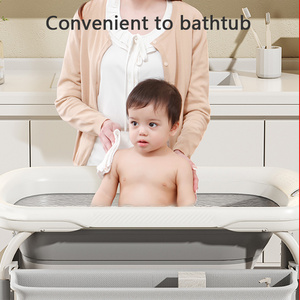 Nhà máy trực tiếp phong cách chuyển đổi dễ dàng lắp ráp bé bồn tắm và thay đổi bảng với ngăn kéo lưu trữ - Product Image 3