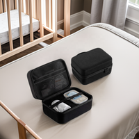 Étui rigide personnalisé en EVA pour rangement de voyage portable pochette de transport compacte et intelligente pour moniteur de bébé sac d'accessoires pour appareil photo numérique