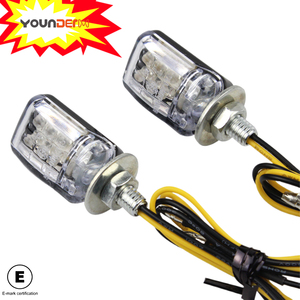 E Mark Series Đèn Tín Hiệu Rẽ <span class=keywords><strong>LED</strong></span> <span class=keywords><strong>Mini</strong></span> Cho Xe Máy, Đèn Chỉ Báo Xe Máy Tín Hiệu Rẽ Sau Cho Xe Đạp Thể Thao - Product Image 1