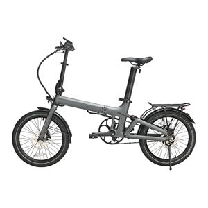 Vélo électrique pliable en fibre de carbone de 20 pouces avec batterie intégrée dans le tube de selle, transmission par courroie, léger et portable - Product Image 1