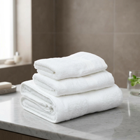 MA Özel Tasarım %100 Pamuklu Havlu Kumaşından Örme 6 Parça Banyo Havlusu Seti İşlemeli Logo Organik Düz Renk 700-899 GSM