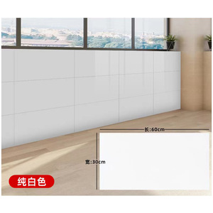 Imitation Ceramic Tile Wall Stickers Waterproof Self Adhesive Flat Panels For Kitchen Bathroom Living Room Minimalist Design - Product Image 2