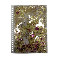 Offre Spéciale couverture de carnet de notes à reliure en PVC transparent personnalisé avec paillettes