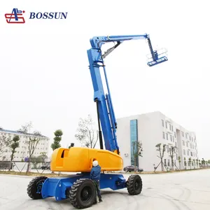 22m Telescopic Aerial Work Platform 8m Electric Hydraulic Man Lift Reliable Articulated Boom Gear Gearbox Pump Motor Bearing