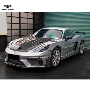 Kit carrosserie Hot Selling Carbon <span class=keywords><strong>GT4</strong></span> <span class=keywords><strong>RS</strong></span> GT4RS pour <span class=keywords><strong>Porsche</strong></span> <span class=keywords><strong>718</strong></span> 982 Cayman <span class=keywords><strong>Boxster</strong></span> Facelift - Kit de conversion avec aileron et pare-chocs - Product Image 3