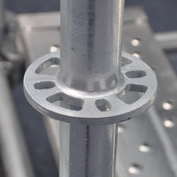Andamios de Acero Eficientes para Construcción en Exteriores, Solución Moderna Galvanizada en Caliente Todo en Uno, Elevadores y Escaleras