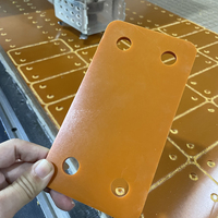 Plaque de bakélite et tige phénolique usinées sur mesure par CNC pour pièces de formes spéciales, service de fabrication de panneaux isolants haute densité