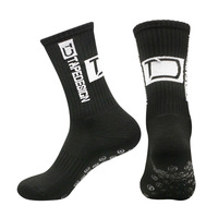 Chaussettes de football antidérapantes de haute qualité, personnalisées pour enfants et adultes, chaussettes athlétiques épaisses en tissu éponge, chaussettes de compression pour le football
