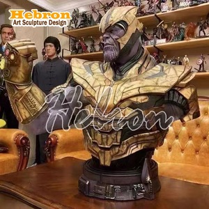 Statua in Resina di Thanos degli <span class=keywords><strong>Avengers</strong></span> <span class=keywords><strong>Marvel</strong></span> di Alta Qualità, Grande Formato, Scultura del Personaggio Cinematografico Ironman - Product Image 1