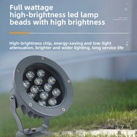 Wasserdichter LED-Scheinwerfer für den Außenbereich Baum leuchte Aluminium gehäuse IP65 Flutlicht für Landschafts garten Rasen Wechselstrom versorgung