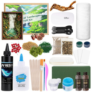 Kits d'artisanat apaisants pour adultes, kit d'artisanat en résine DIY <span class=keywords><strong>paysage</strong></span> forestier zen, ensemble créatif et amusant pour adolescents, femmes, détente pour adultes - Product Image 1