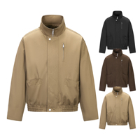 Veste de loisirs tendance pour homme, coupe-vent, col montant, légère, mode urbaine, décontractée, sportive, printemps-automne