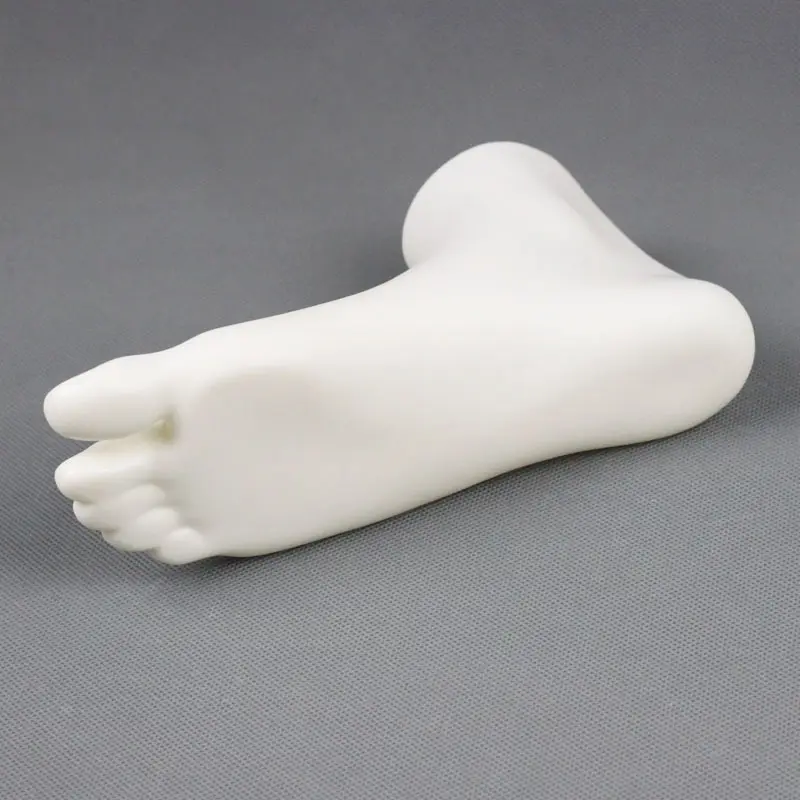 जूतों के लिए पारदर्शी सॉक डिस्प्ले फुट पुतला, स्पष्ट प्लास्टिक मैग्नेट पुरुष महिला पैर टखने पुतला