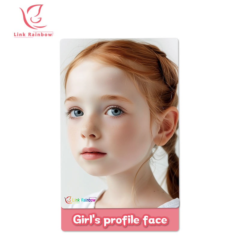 Girl's side face