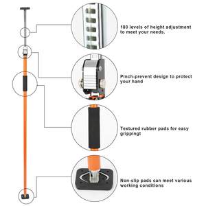 Système de support de troisième <span class=keywords><strong>main</strong></span>, tige de support télescopique rapide de 160 à 290cm avec système de support à longueur réglable - Product Image 2
