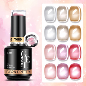 Esmalte de <span class=keywords><strong>Uñas</strong></span> en Gel UV para Manicura BORN PRETTY PRO Suministros para <span class=keywords><strong>Uñas</strong></span> Ojo de Gato Hielo Gelatina Colores Muy Buenos Ojo de Gato Satén Luz de Luna - Product Image 1