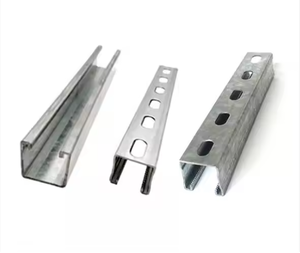 Adjustable <b>Framed</b> Anodized Steel Solar Mounting System with Mid and End <b>Clamps</b> and C-Channel for Installation - Product Image 6