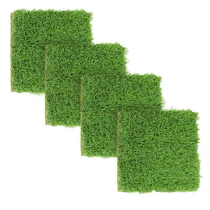 Зеленый Ландшафтный садовый коврик для искусственной травы на весь год без обслуживания