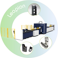 Machine de découpe de tuyaux laser à quatre mandrins de haute précision Coupe-tube laser à fibre avec support métallique à axe rotatif Format graphique AI
