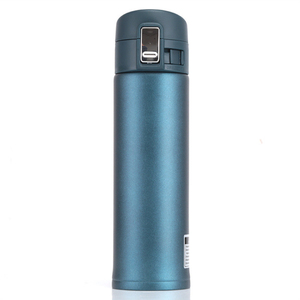 OEM 16oz negro de vacío de acero inoxidable taza de vacío frascos termos <span class=keywords><strong>thermoflask</strong></span> con botón flip tapa - Product Image 3