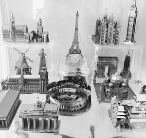 Torres Gêmeas DIY Handmade 3D Metal Puzzle Adulto Tridimensional Modelo Assembleia Puzzle <span class=keywords><strong>Toy</strong></span> Alta - Product Image 5